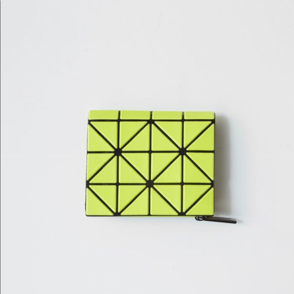 Issey Miyake Yellow Small Book Wallet New in Box